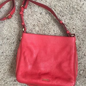 👜 Coral Fossil Crossbody Purse